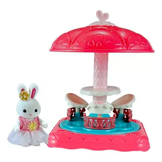 Ігровий набір «Веселий парк» з персонажем собакою кафе-морозивом і каруселлю