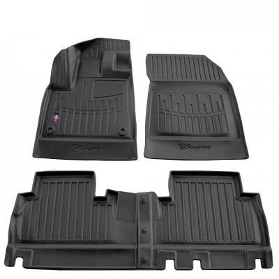 Коврики в салон 3D Peugeot Rifter Citroen Berlingo Opel Combo E 2018 с бортом 4 шт.