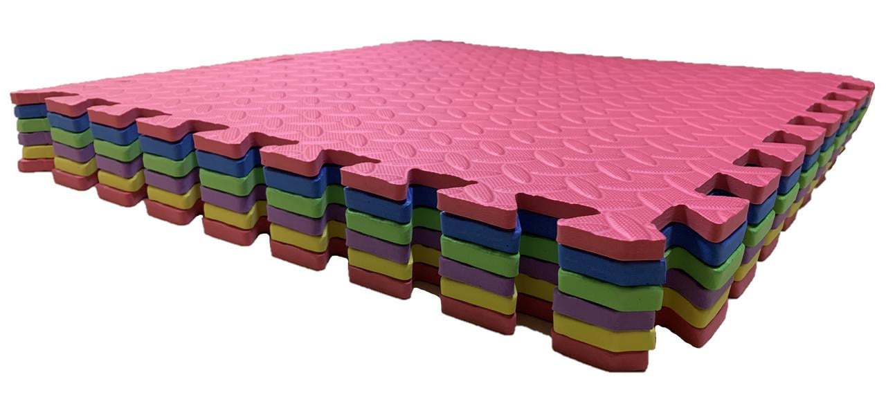 Килимок-пазл татамі ластівчин хвіст Termoizol EVA щільність 80 кг/м3 товщина 10 мм 50х50 см 6 шт.