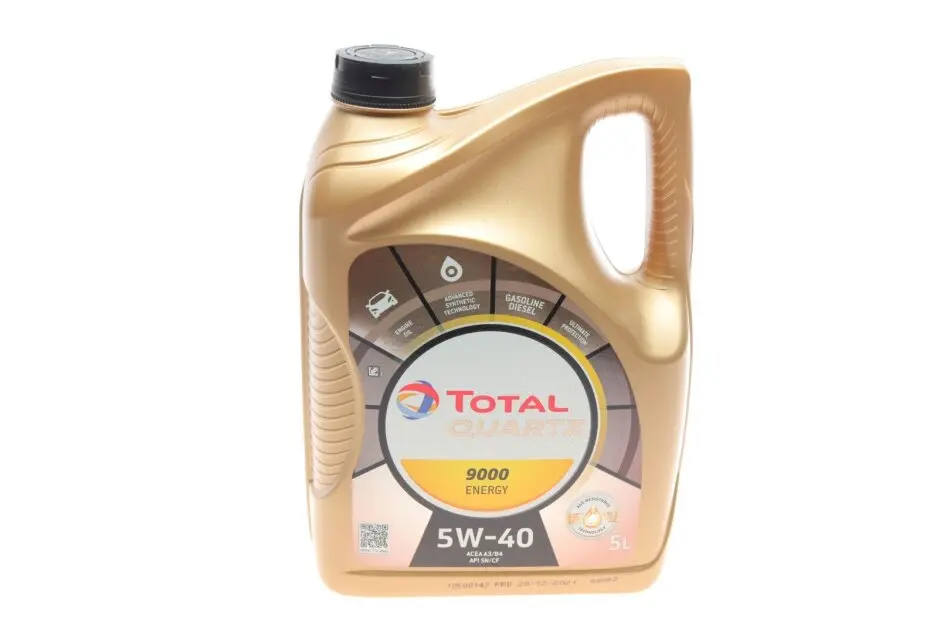 Моторное масло Total Quartz 9000 Energy 5W-40 5 л (213697)