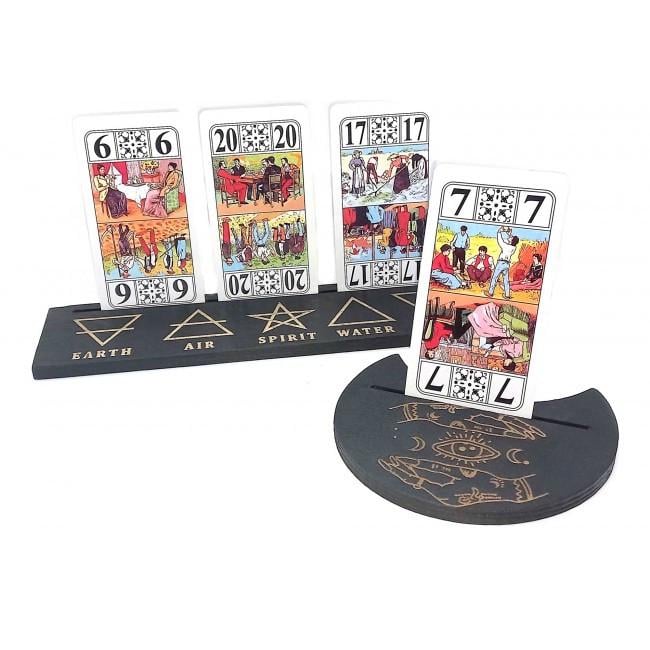 Подставки под карты Таро 2 шт. Черный (34599C)