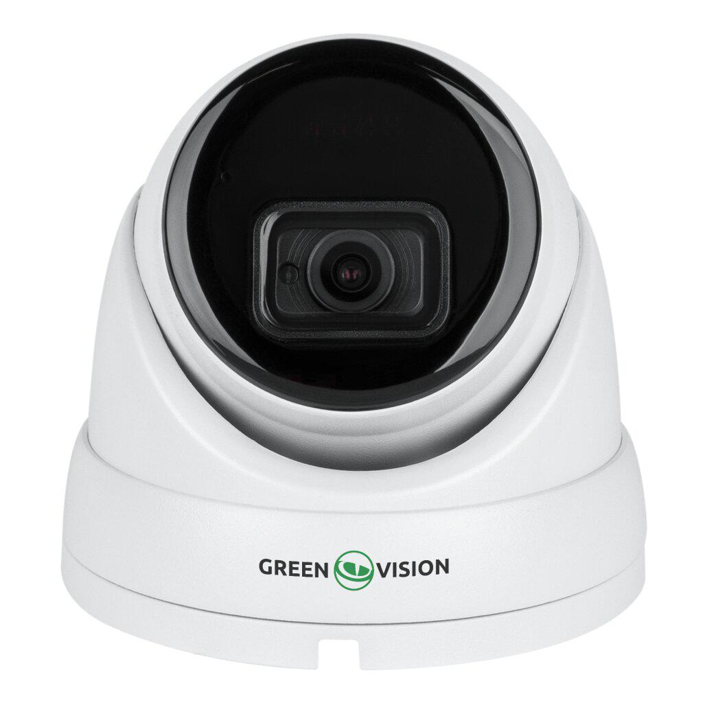 Камера уличная купольная GreenVision 5 Мп GV-172 Ultra AI инфракрасная SD IP67 Белый (620954)