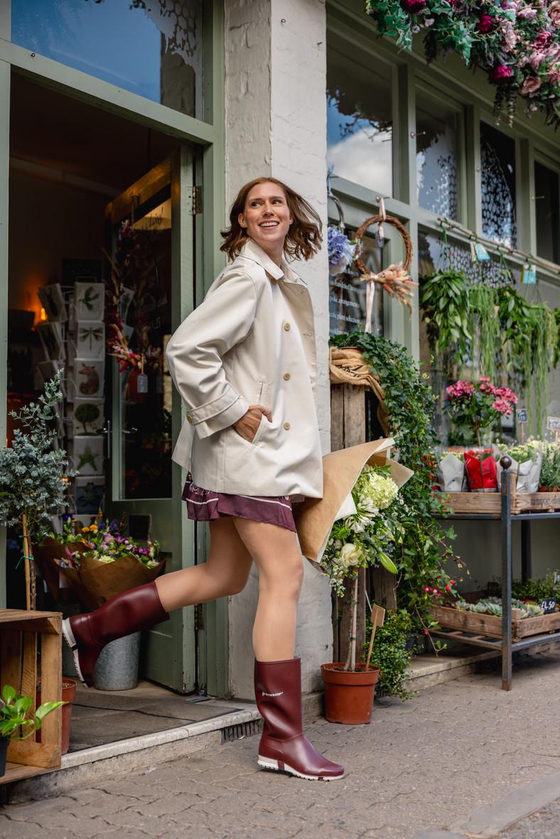 Чоботи дитячі гумові Dunlop Sport р. 32 Бордовий (MJ0KX01) - фото 7