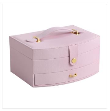 Шкатулка для украшений с зеркалом 20,5х15,5х10 см Розовый (ШДД-23-3) - фото 4 Шкатулка для украшений с зеркалом 20,5х15,5х10 см Розовый (ШДД-23-3) - фото 4