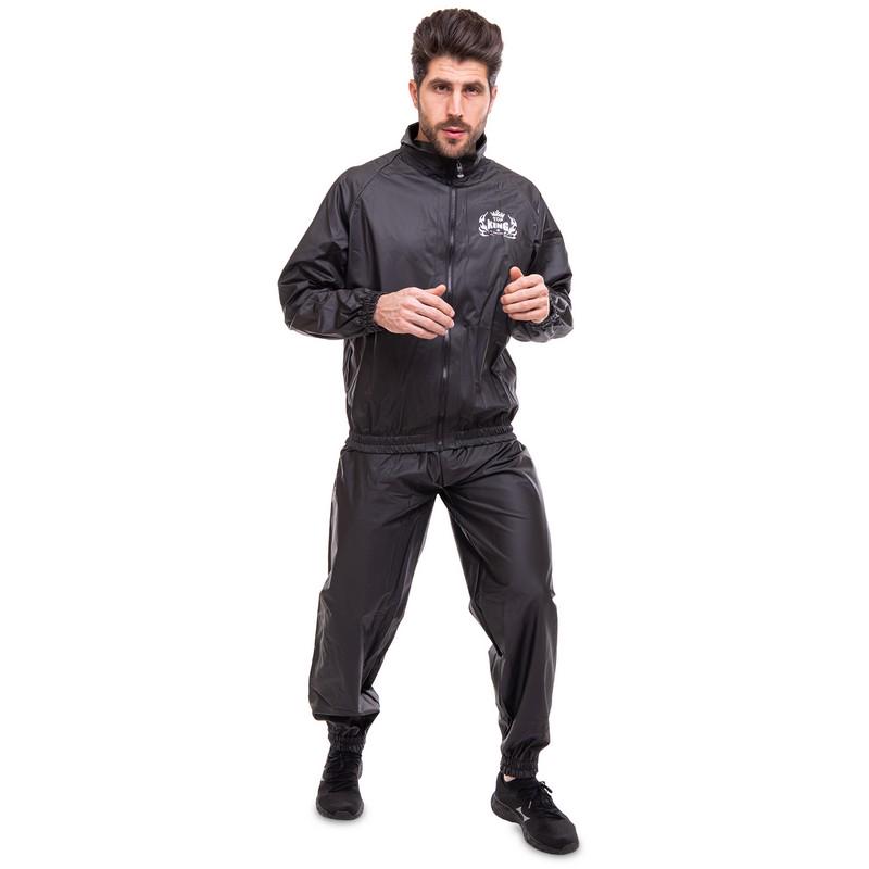 Костюм-сауна Zelart Sauna Suit TOP KING TKSNS L Черный (DR004618) - фото 2