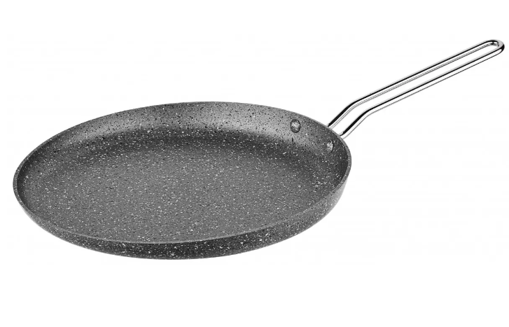 Сковорода для блинов OMS с антипригарным покрытием 26 см слоновая кость (3234 -26-grey)