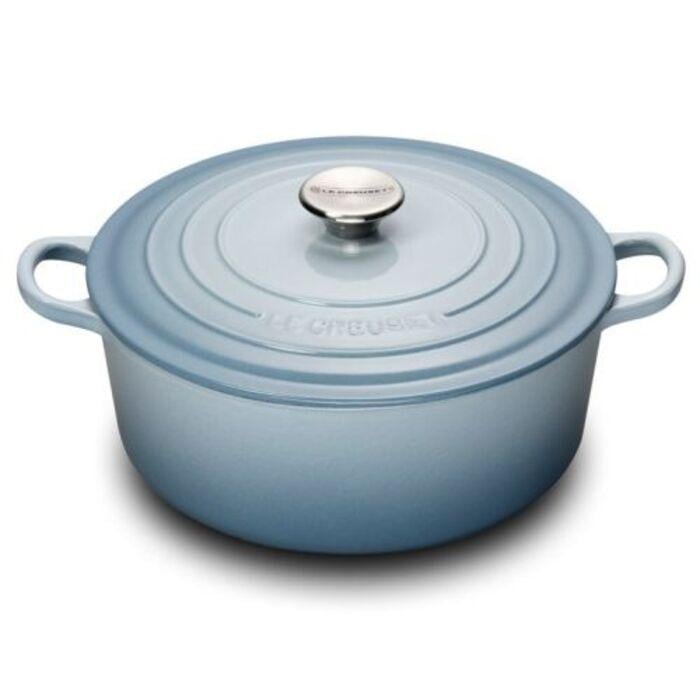 Кастрюля жаропрочная Le Creuset с крышкой 22 см 3,3 л Светло-голубой Кастрюля жаропрочная Le Creuset с крышкой 22 см 3,3 л Светло-голубой
