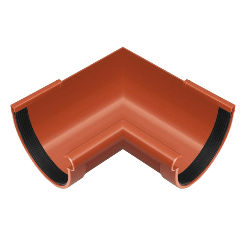 Угол желоба внутренний RAINWAY 90 градусов 90 мм (070055)