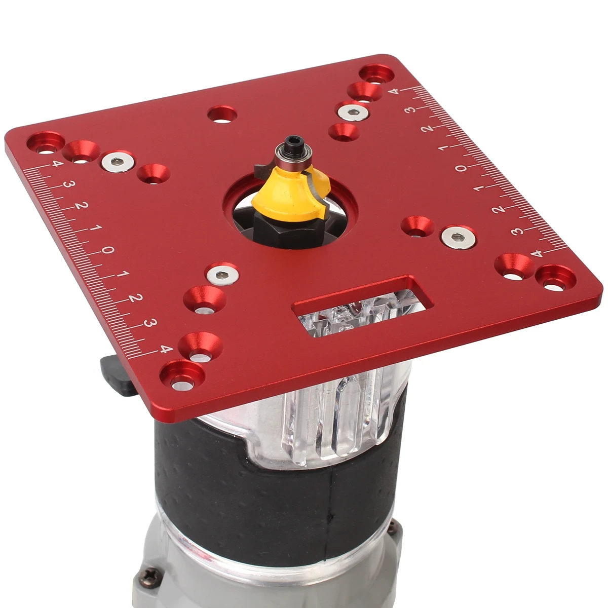 Пластина для крепления фрезера в стол алюминиевая 120х120 см Красный (ПФС-s) - фото 5 Пластина для крепления фрезера в стол алюминиевая 120х120 см Красный (ПФС-s) - фото 5