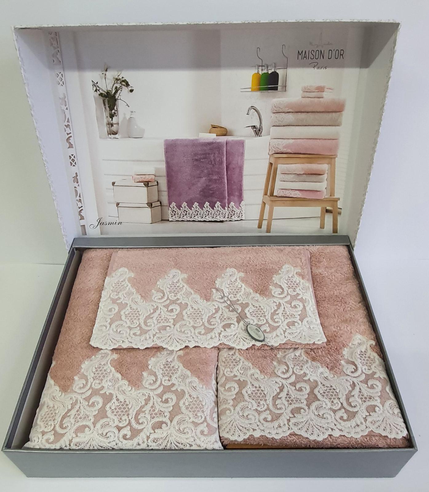 Полотенца Maison D'or 3 шт. Jasmin Rose (03MD02NABC03)