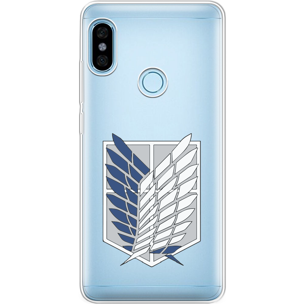 Чохол BoxFace Xiaomi Redmi Note 5 / Note 5 Pro Атака Титанів Крила Свободи Прозорий силікон (32971-bk88-32971)