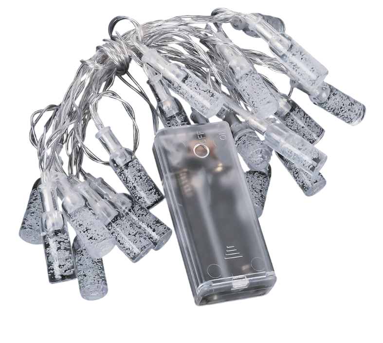 Гирлянда светодиодная Bottle 2AA/20 led 3 м Желтый (R96128-Y) Гирлянда светодиодная Bottle 2AA/20 led 3 м Желтый (R96128-Y)