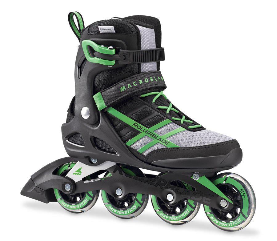 Роликові ковзани Rollerblade MACROBLADE 84 р. 46,5 Чорний/Зелений (UHM6A13C5416F4E.93 - 2)