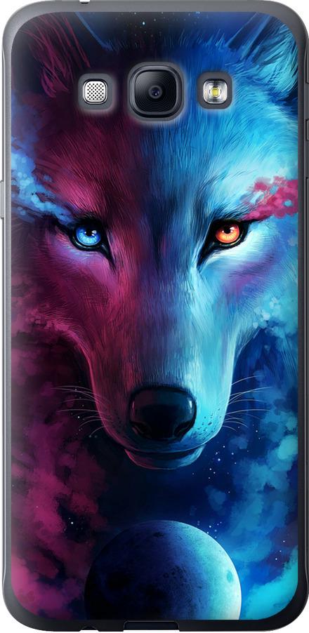 Чехол на Samsung Galaxy A8 A8000 Арт-волк (3999u-135-42517)