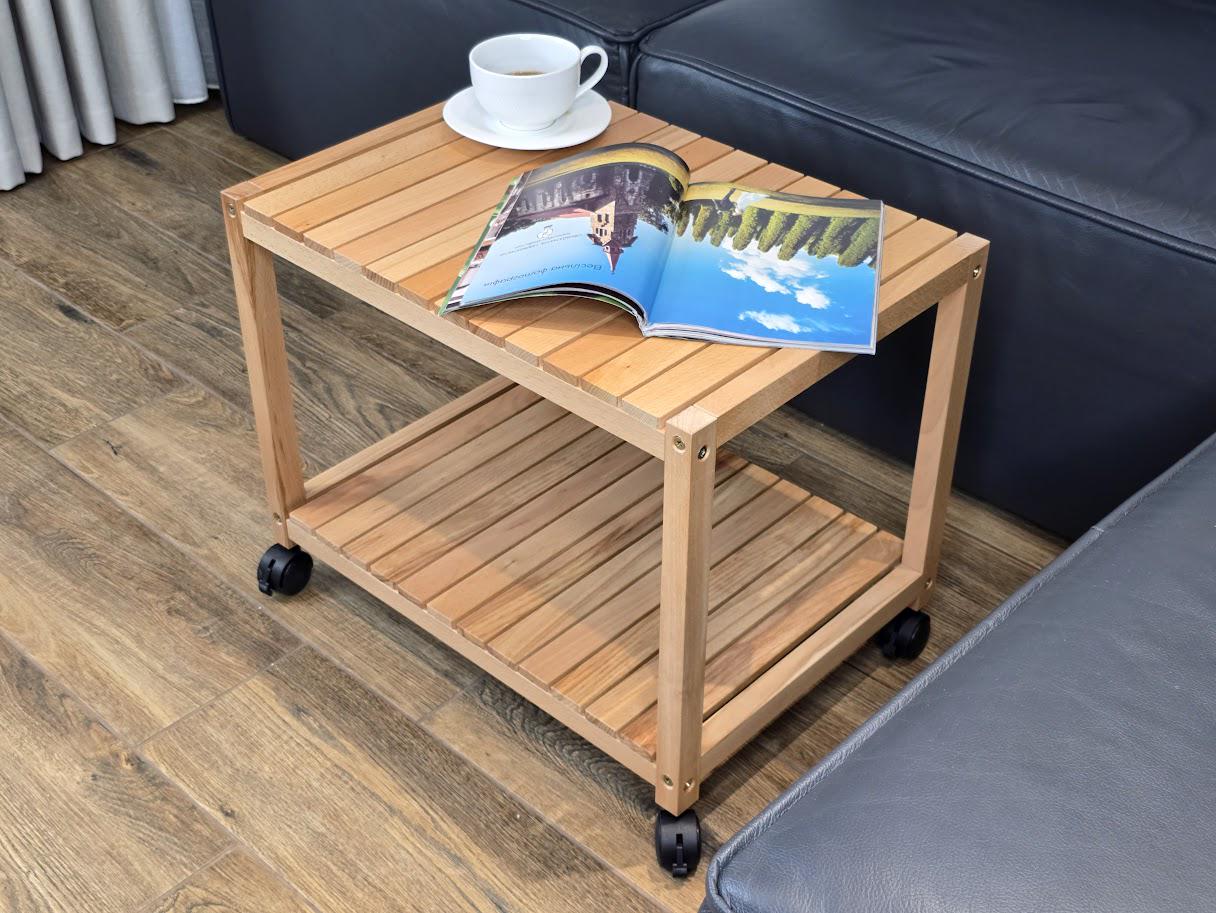 Журнальний столик дерев'яний лакований 52х36х45 см (жс1л) - фото 6 Журнальний столик дерев'яний лакований 52х36х45 см (жс1л) - фото 6