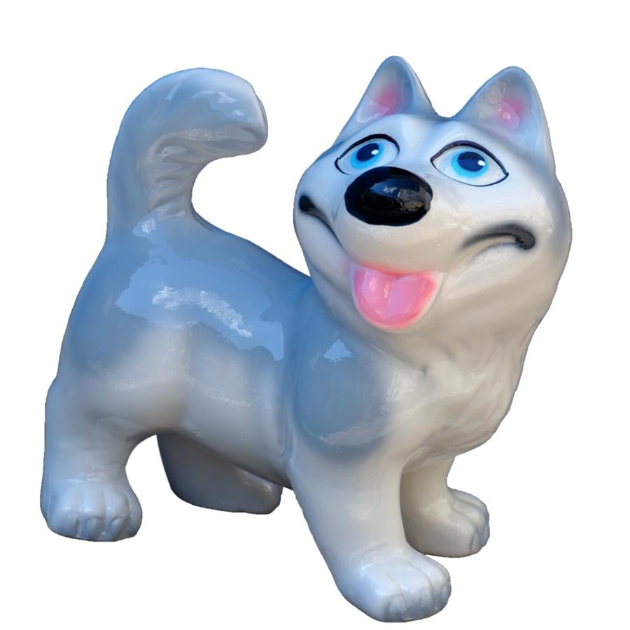 Статуетка-скарбничка собака Хаскі 17х25х25 см (1617)