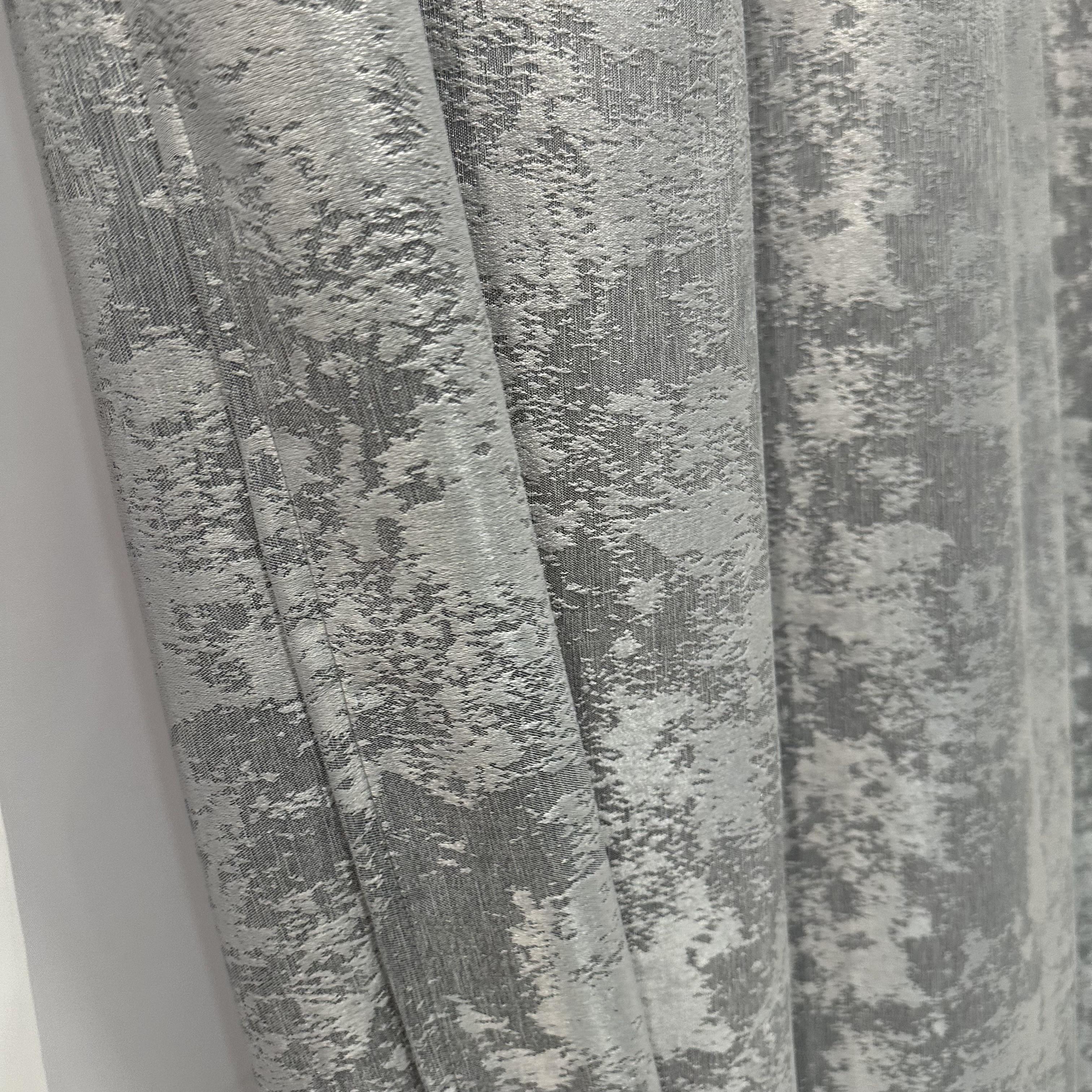 Шторы жаккардовые с мраморным узором среднее затемнение 1,5x2,7 м 2 шт. Светло-серый (К1039-31) - фото 3 Шторы жаккардовые с мраморным узором среднее затемнение 1,5x2,7 м 2 шт. Светло-серый (К1039-31) - фото 3