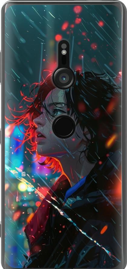 Чехол на Sony Xperia XZ3 H9436 Ночные огни (6096u-1540-42517)