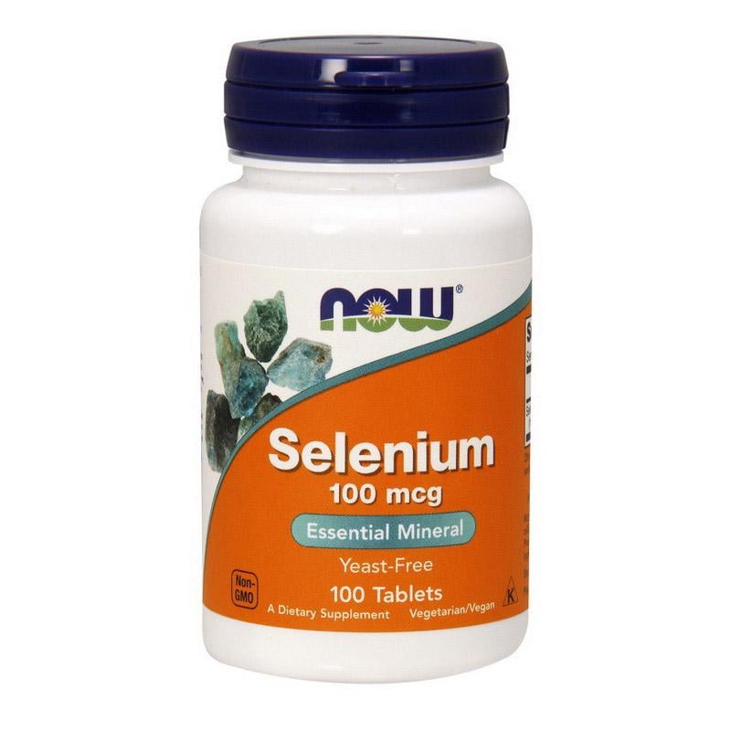 Селен NOW Selenium 100 mcg 100 табл.