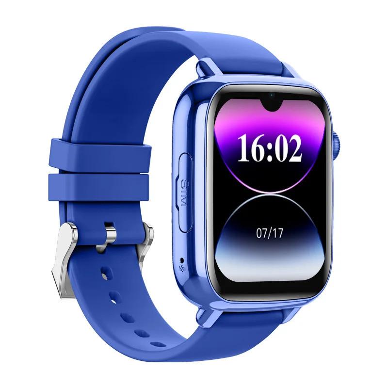 Смарт-часы детские Wonlex KT34 камерой WI-FI GPS SIM-карта силиконовый ремешок Blue (17779)