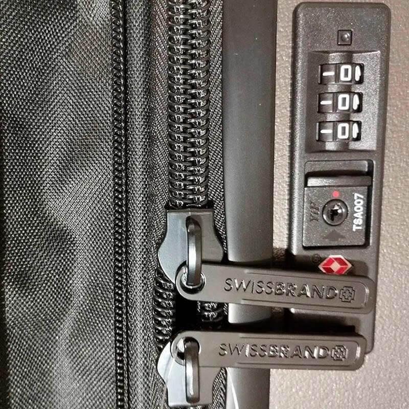 Валіза на 4-х колесах Swissbrand Enstone S 45/51 л Grey (DAS302521) - фото 5 Валіза на 4-х колесах Swissbrand Enstone S 45/51 л Grey (DAS302521) - фото 5