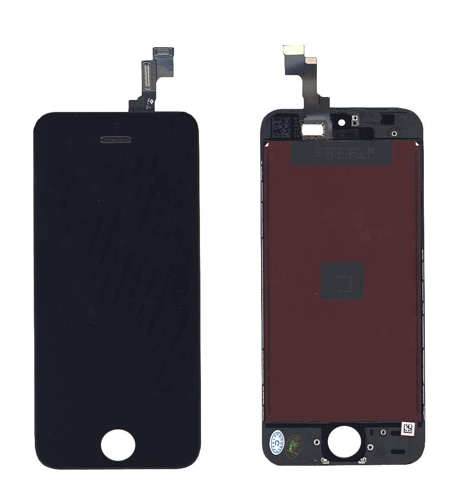 Матрица с тачскрином для телефона Apple iPhone 5S Черный