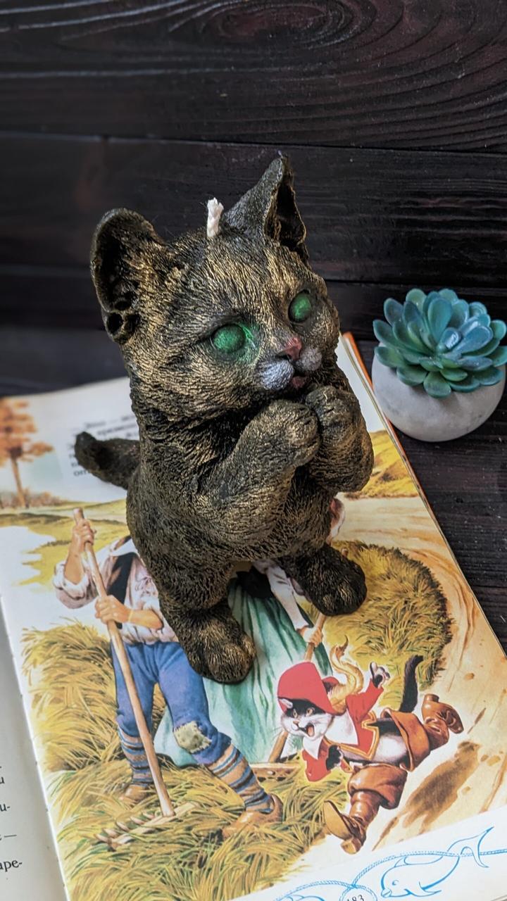 Свеча восковая Кот большой 2