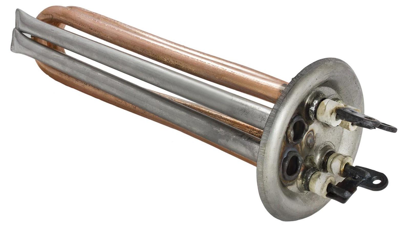 Тэн для бойлера Grepan №40 1000+1000 W 220 V фланец 64 мм медь (boi040) Тэн для бойлера Grepan №40 1000+1000 W 220 V фланец 64 мм медь (boi040)