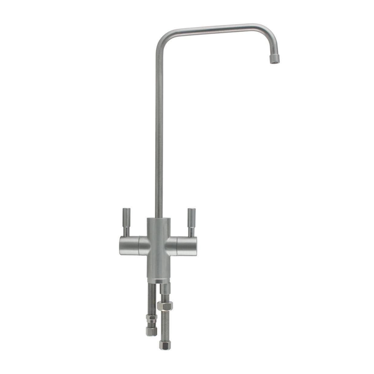 Кран для питьевой воды Raifil двухрычажный I-A016 Сатин матовый (RFL-2147)