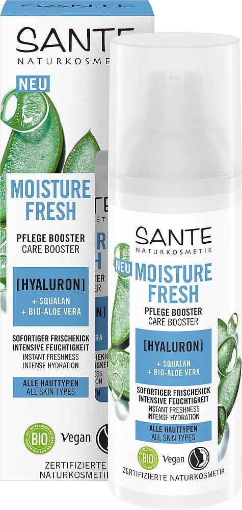 Бустер Sante Moisture Fresh для зволоження обличчя з гіалуроновою кислотою та алое 50 мл (40639)