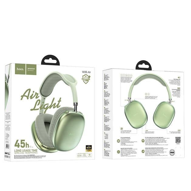 Наушники Hoco W35 Air Wireless Bluetooth Green (000342) - фото 5