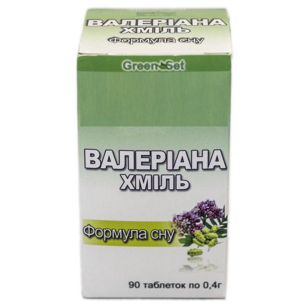 Комплекс для сна Green Set Формула сна Валериана/Хмель 90 табл. (000024038) Комплекс для сна Green Set Формула сна Валериана/Хмель 90 табл. (000024038)