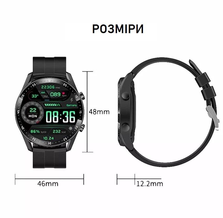 Смарт-годинник Hiwatch C300 тонометр/пульсоксиметр/розмова - фото 4 Смарт-годинник Hiwatch C300 тонометр/пульсоксиметр/розмова - фото 4