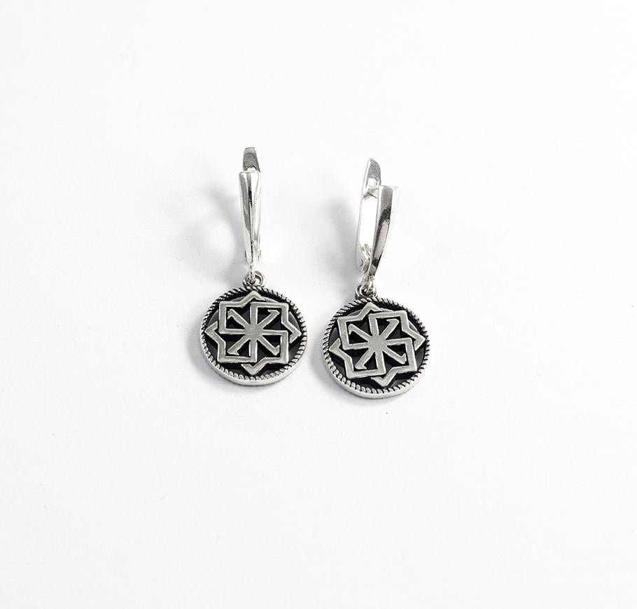Серьги с оберегом Maxi Silver 9541 Молвинец (89541)