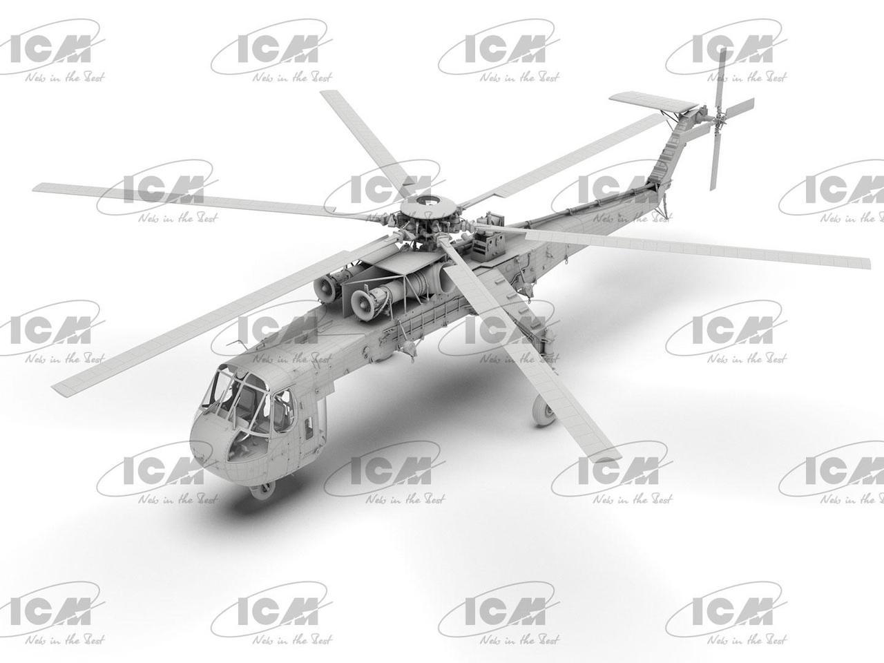 Сборная модель ICM S-64E Skycrane (53058) - фото 5 Сборная модель ICM S-64E Skycrane (53058) - фото 5