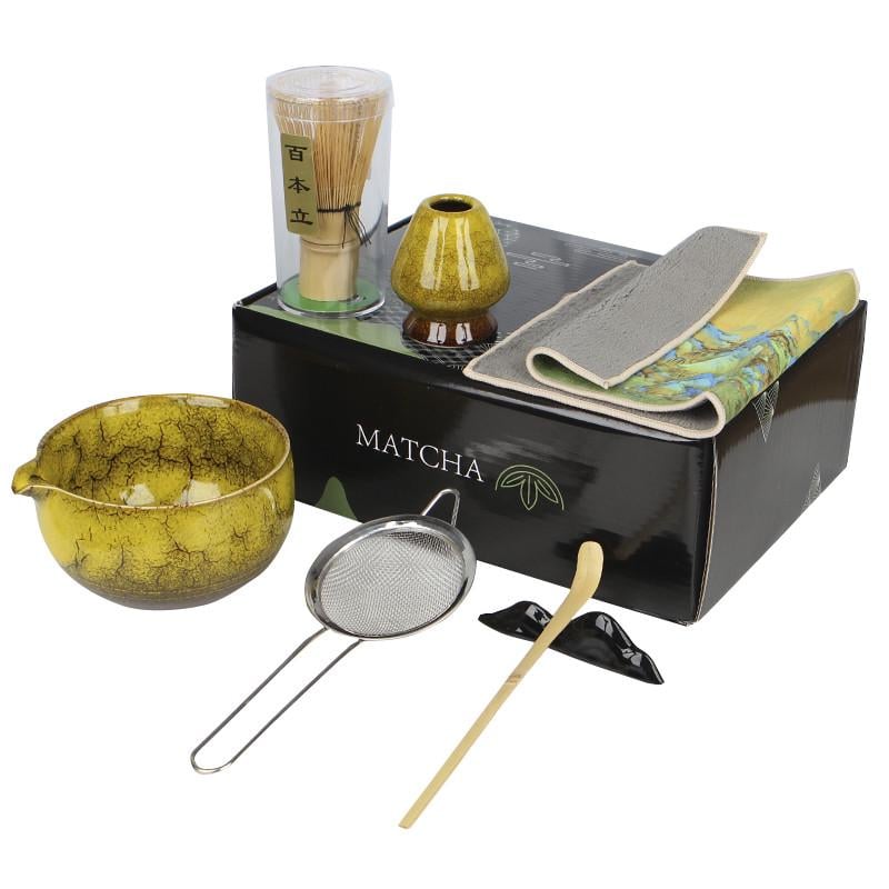 Сервіз для чаю-матчі подарунковий Mavanto 7458 Японський стиль 7 пр. Mustard (2479620781) - фото 1 Сервіз для чаю-матчі подарунковий Mavanto 7458 Японський стиль 7 пр. Mustard (2479620781) - фото 1