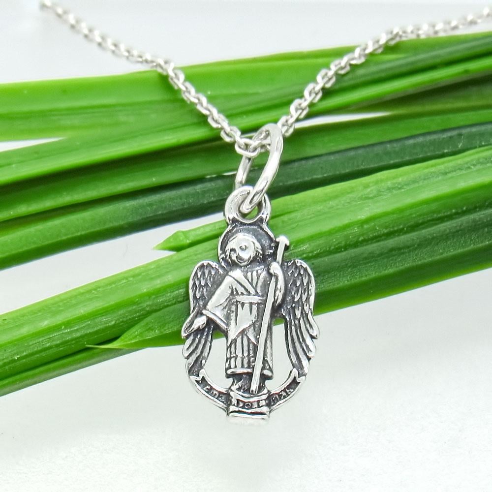 Срібний підвіс Архангел янгол (1138164082) - фото 3