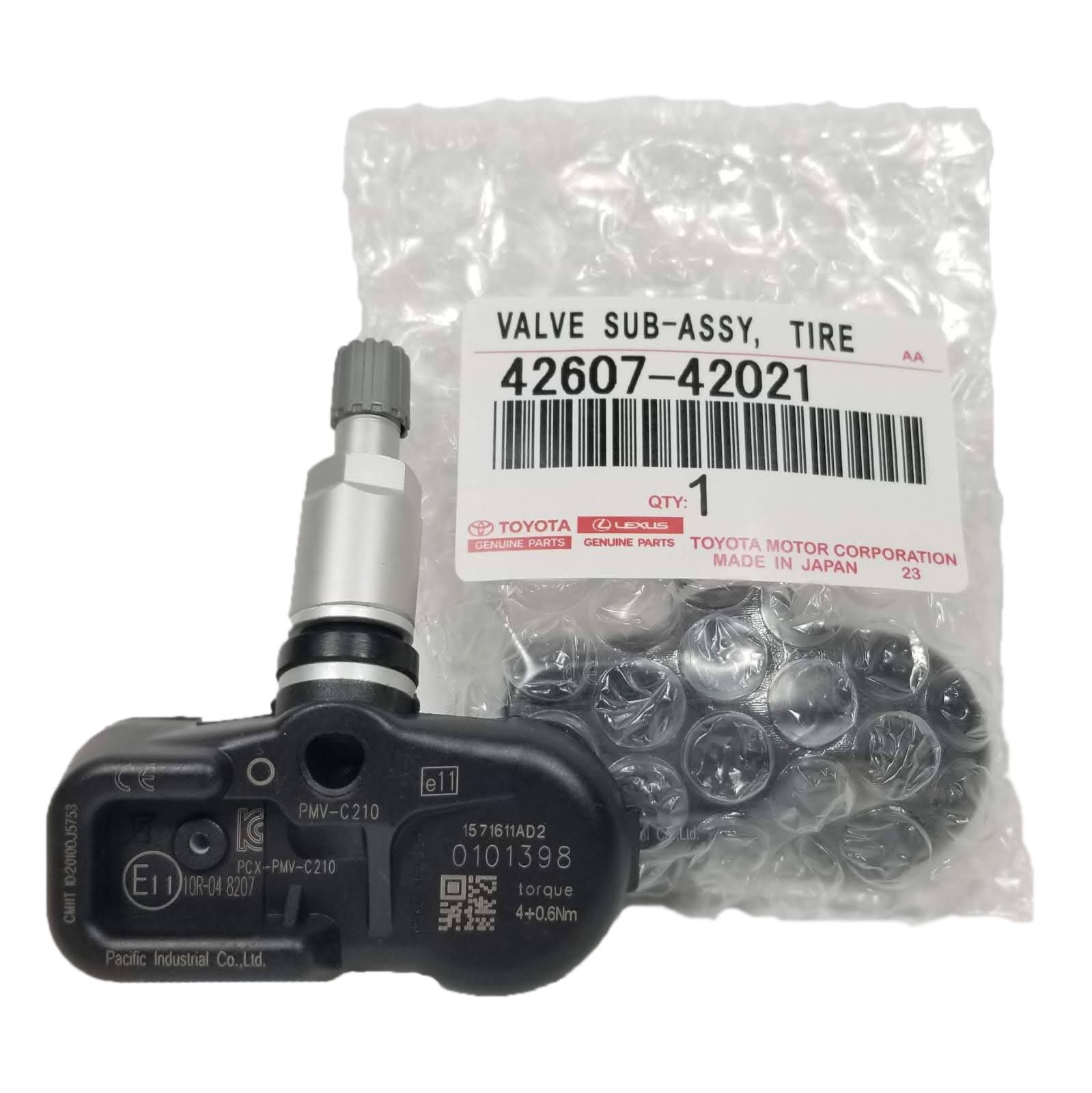 Датчик TPMS давления в шинах TOYOTA 42607-42021/42607-02031 42607-30070/42607-30071/PMV-C210