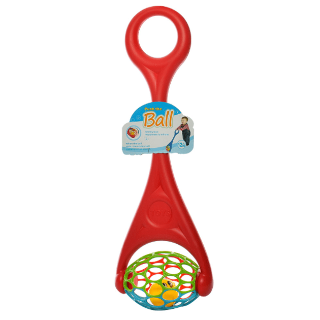 Іграшка-каталка на палиці з кулькою брязкальцем Червоний (3502) Іграшка-каталка на палиці з кулькою брязкальцем Червоний (3502)