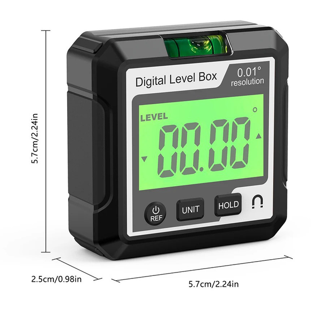 Угломер цифровой Digital Level Box электронный магнитный инклинометр (2567900239) - фото 3 Угломер цифровой Digital Level Box электронный магнитный инклинометр (2567900239) - фото 3