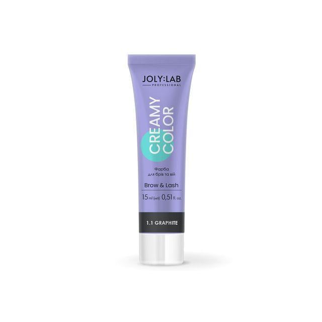 Краска для бровей и ресниц JOLY LAB Creamy Color 15 мл Графитовый (91728)