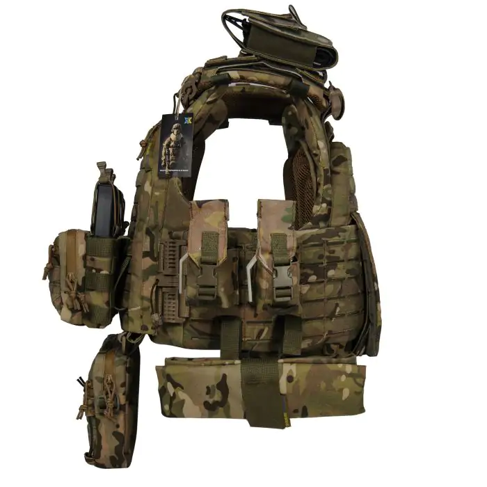 Плитоноска Warmor Gen6 PRO MAX Максимальний набір підсумків Мультикам - фото 5