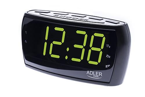 Радиобудильник Adler AD1121 с большим LED дисплеем AM/FM Черный (23880902) Радиобудильник Adler AD1121 с большим LED дисплеем AM/FM Черный (23880902)