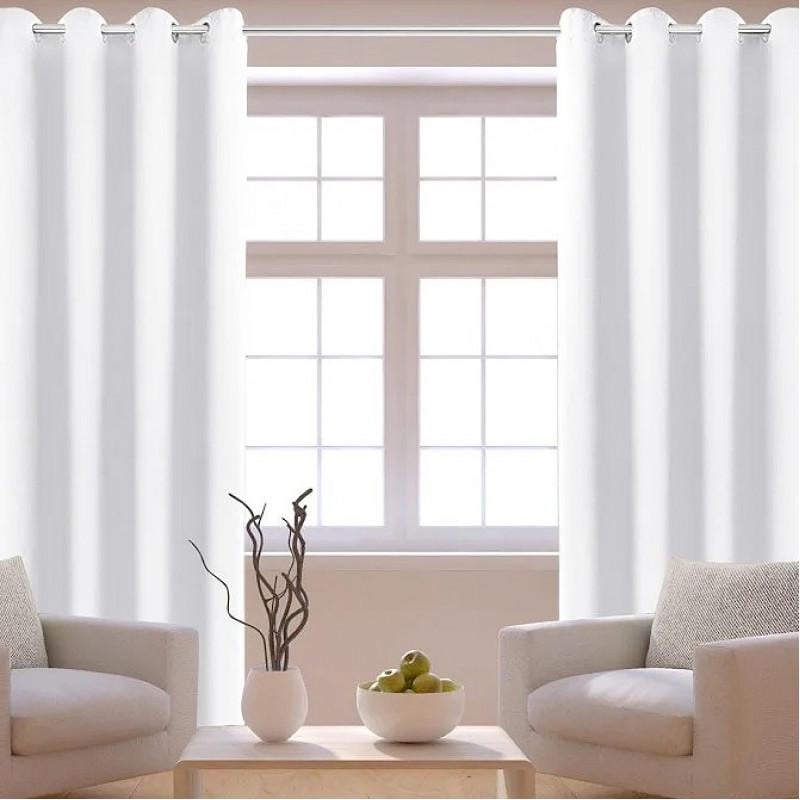 Штора на люверсах Heaven 140х250 Белый Штора на люверсах Heaven 140х250 Белый