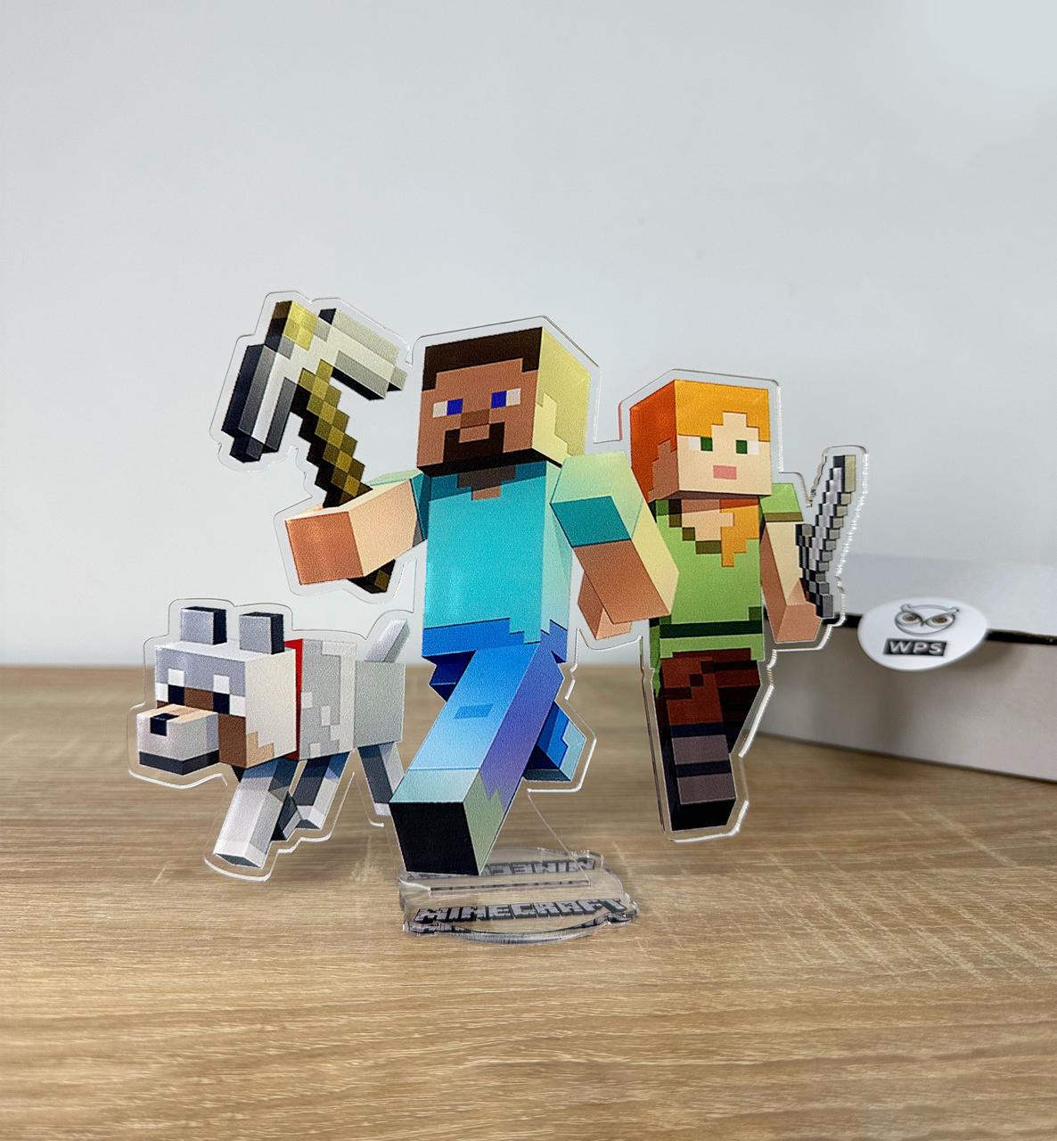 Фигурка коллекционная акриловая Minecraft 15 см (2123720046)