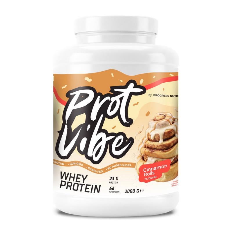 Протеин Progress Nutrition Prot Vibe Whey Protein 2 кг Булочка с корицей