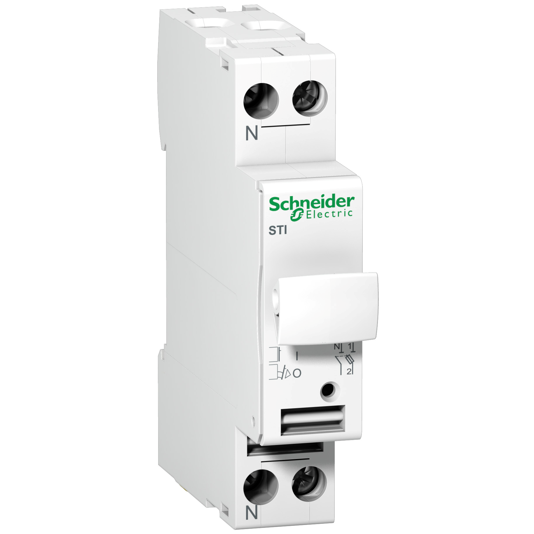 Разъединитель предохранителя Schneider Electric STI 1P+N 20A 400 В 8,5x31,5 мм (A9N15645)