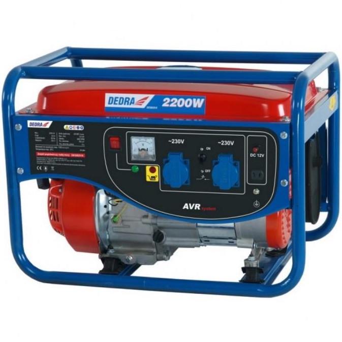 ᐉ Генератор бензиновый Dedra DEGB2510K 2,2 кВт/2,0 кВт 220 В AVR