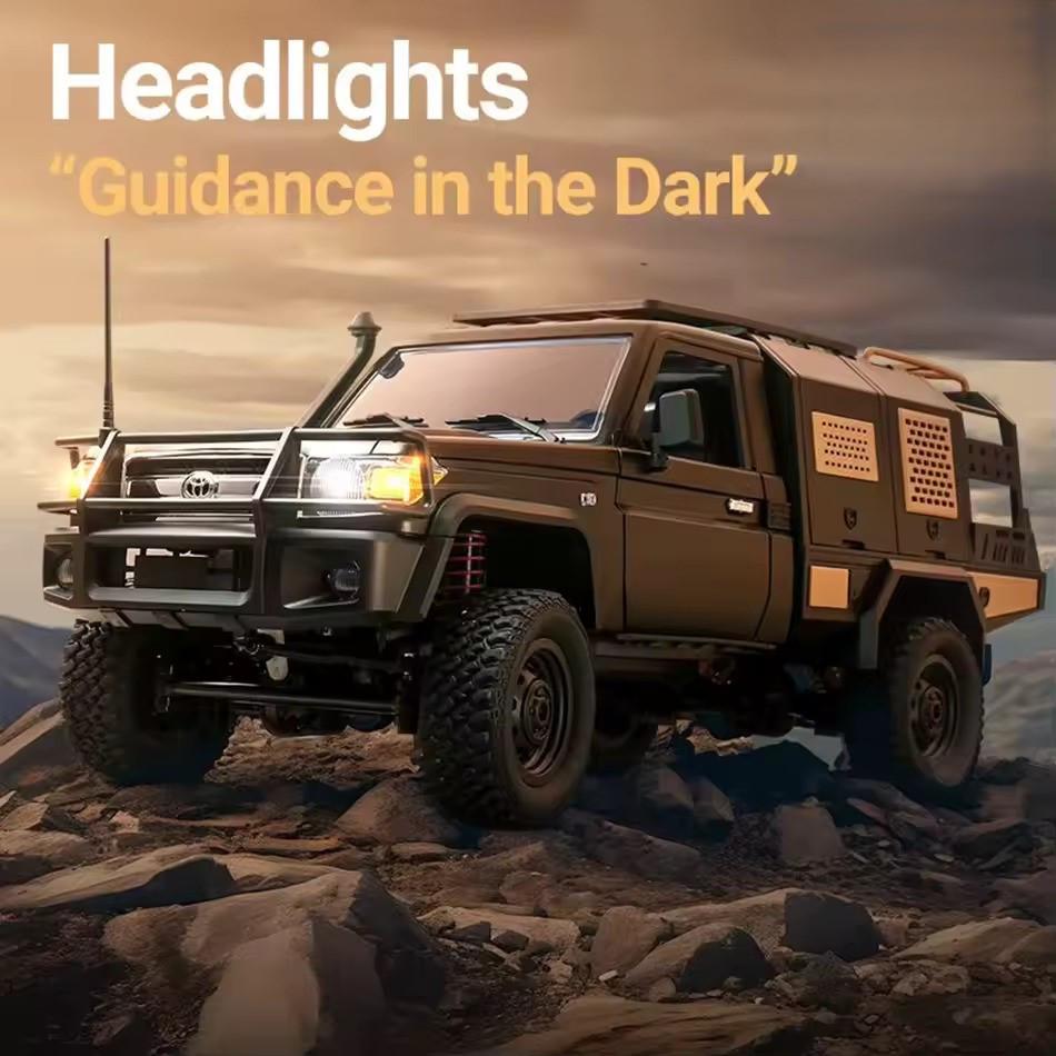 Машинка на радіокеруванні MN82S Toyota LC79 4WD Чорний - фото 5 Машинка на радіокеруванні MN82S Toyota LC79 4WD Чорний - фото 5