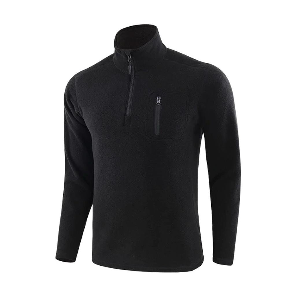 Кофта флісова військова Lesko A973 2XL Black (1434295)